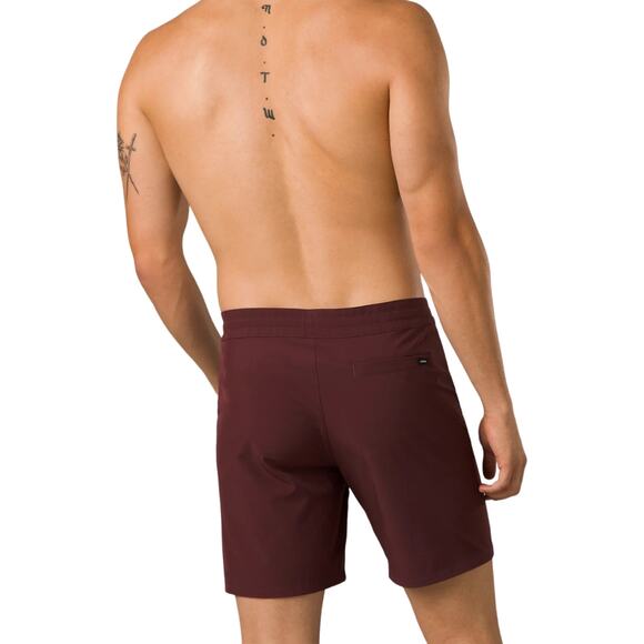 prAna Size 28 Cacao 9” Riveter Boardshort Swimming Trunks Drawstring N11-12 - Picture 2 of 10